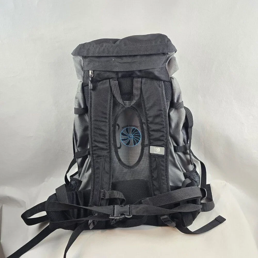 Karrimor H2O Wind Tunnel Black Grey Hiking Large Rain Cove Rucksack Backpack